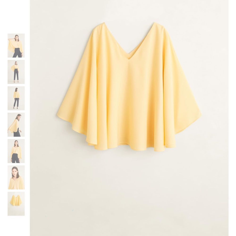 🌸MANGO FLOWY BLOUSE XL GORGEOUS ❣️ - Picture 6 of 10